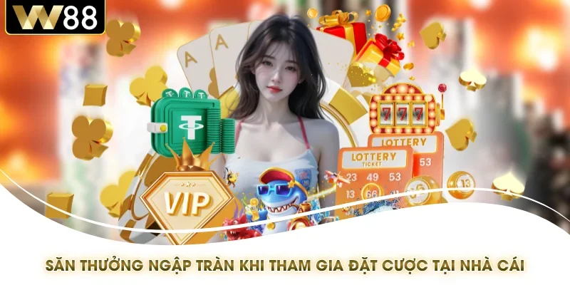 Săn thưởng ngập tràn khi tham gia đặt cược tại nhà cái
